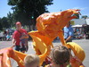 Crazy fire dude attacking children!