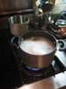 Half the potstickers were boiled.